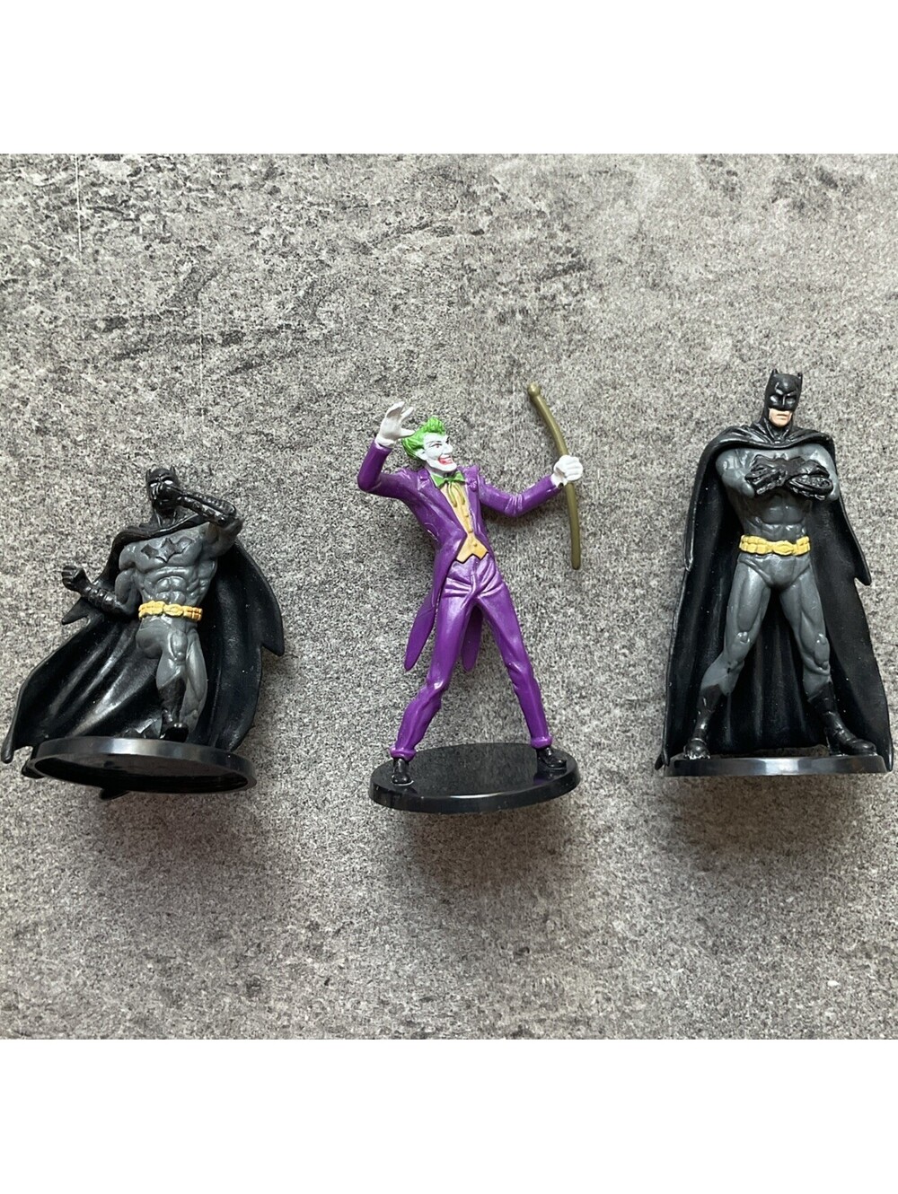 DC Comics Joker  And Batman 3 Figure 2.5 inch Standing Mini Figure Toy RoomDecor